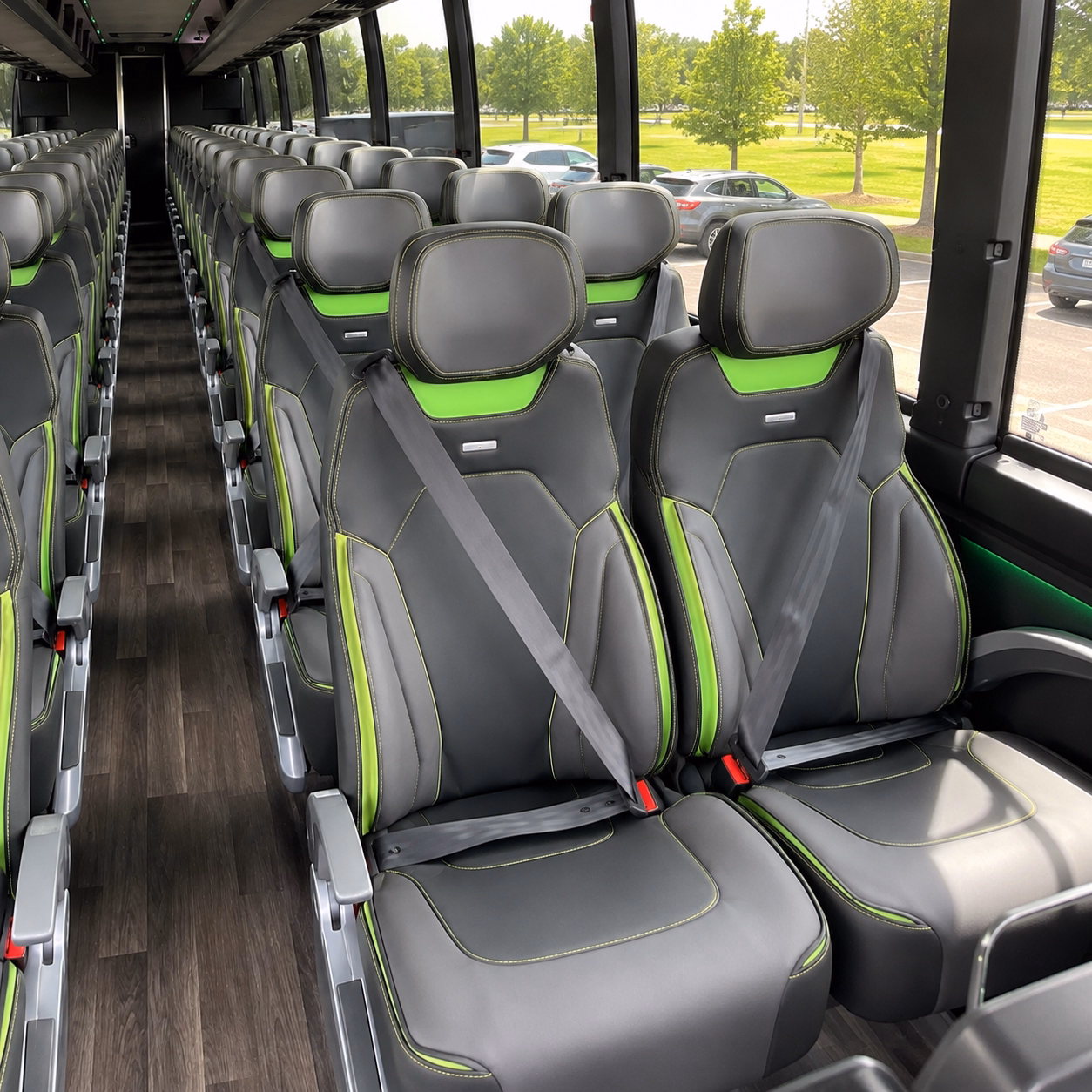 hollywood charter bus